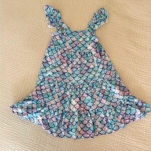 Colorful Mermaid Scale Dress